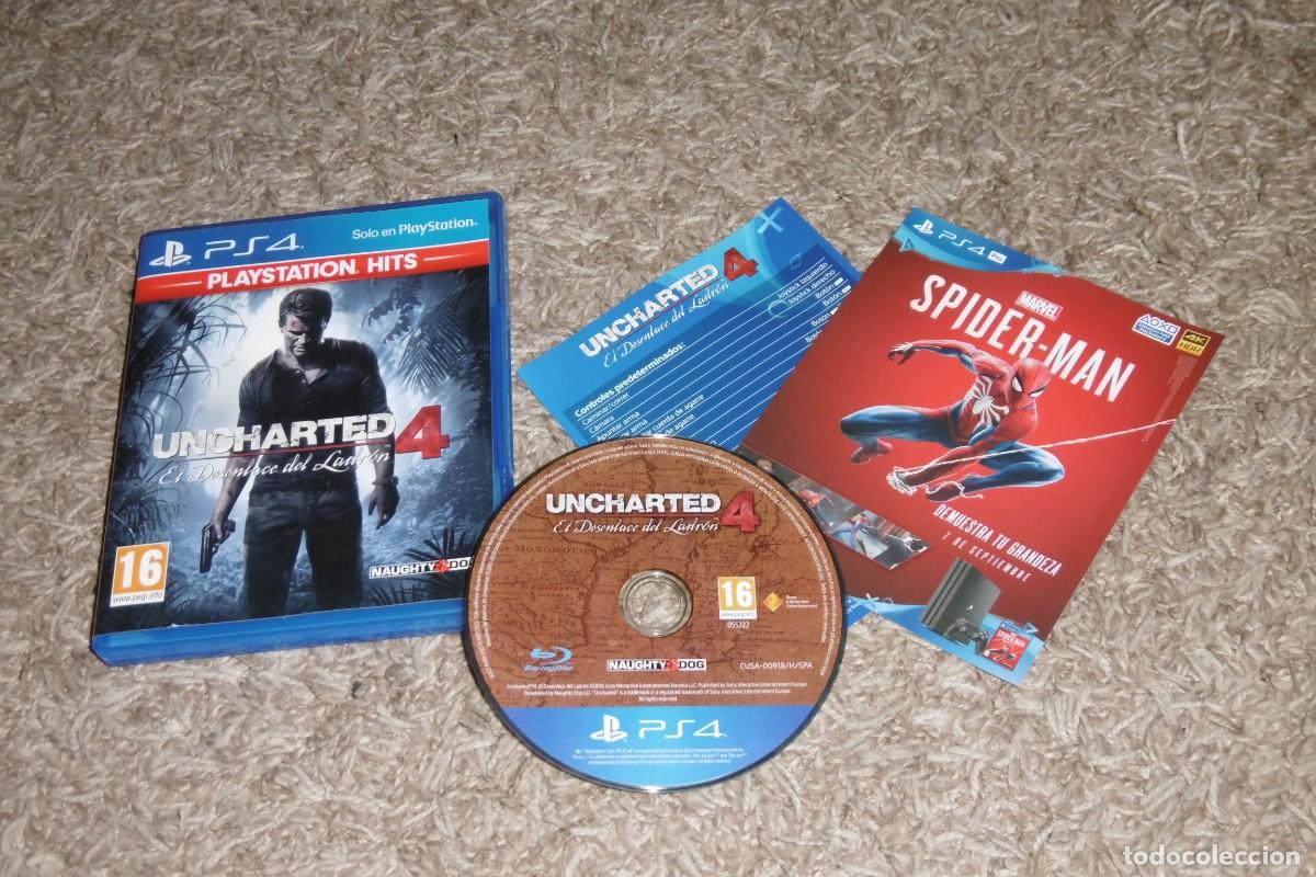 Videojuegos y consolas PS4 de segunda mano: PS4 UNCHARTED 4 EL DESENLACE DEL LADRON - Foto 1