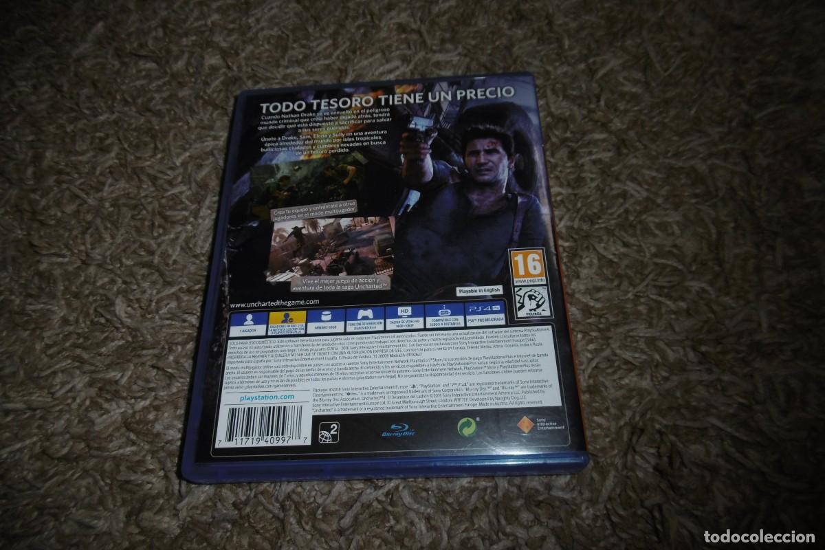 Videojuegos y consolas PS4 de segunda mano: PS4 UNCHARTED 4 EL DESENLACE DEL LADRON - Foto 3