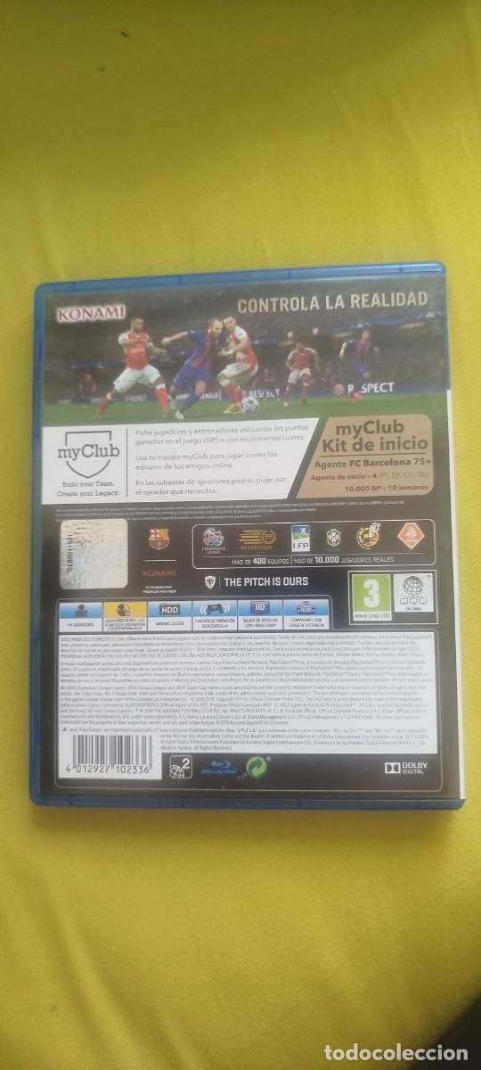 Videojuegos y consolas PS4 de segunda mano: Videojuego PES 2017 para PS4 - Foto 2