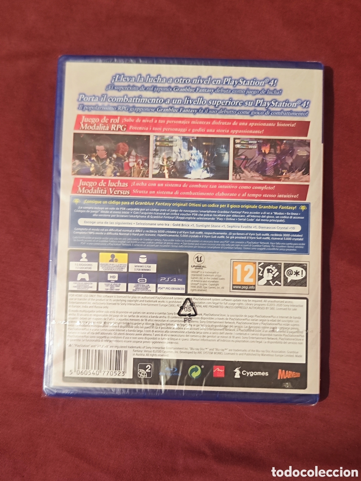 Videojuegos y consolas PS4 de segunda mano: ⚫ LIQUIDACI&Oacute;N ⚫ PS4 GRANBLUE FANTASY VERSUS - Foto 2