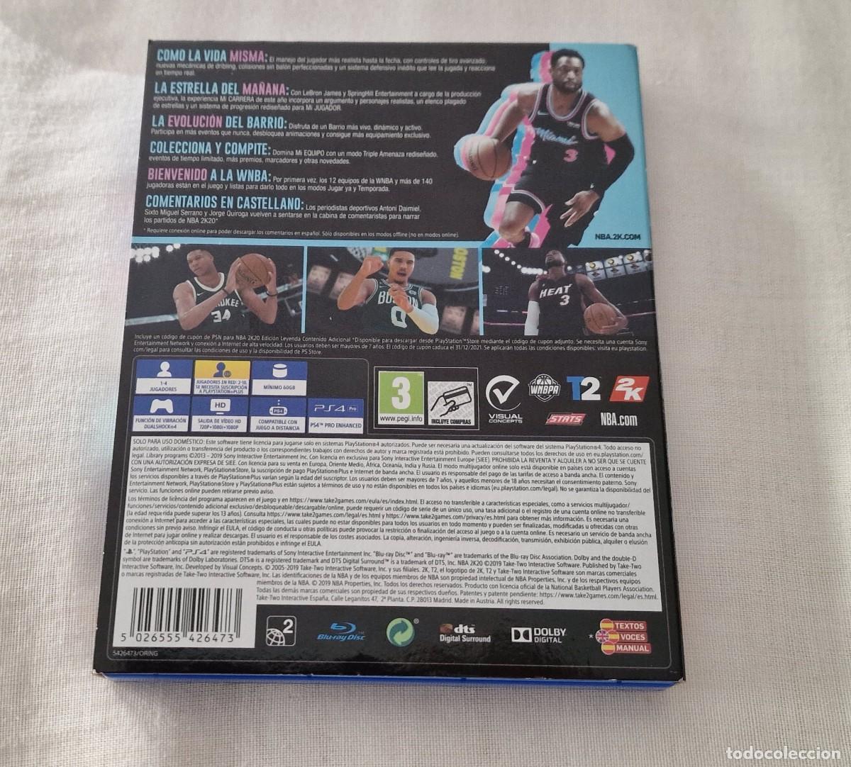 Videojuegos y consolas PS4 de segunda mano: NBA 2K20 Legend Edition Ps4 - Foto 2