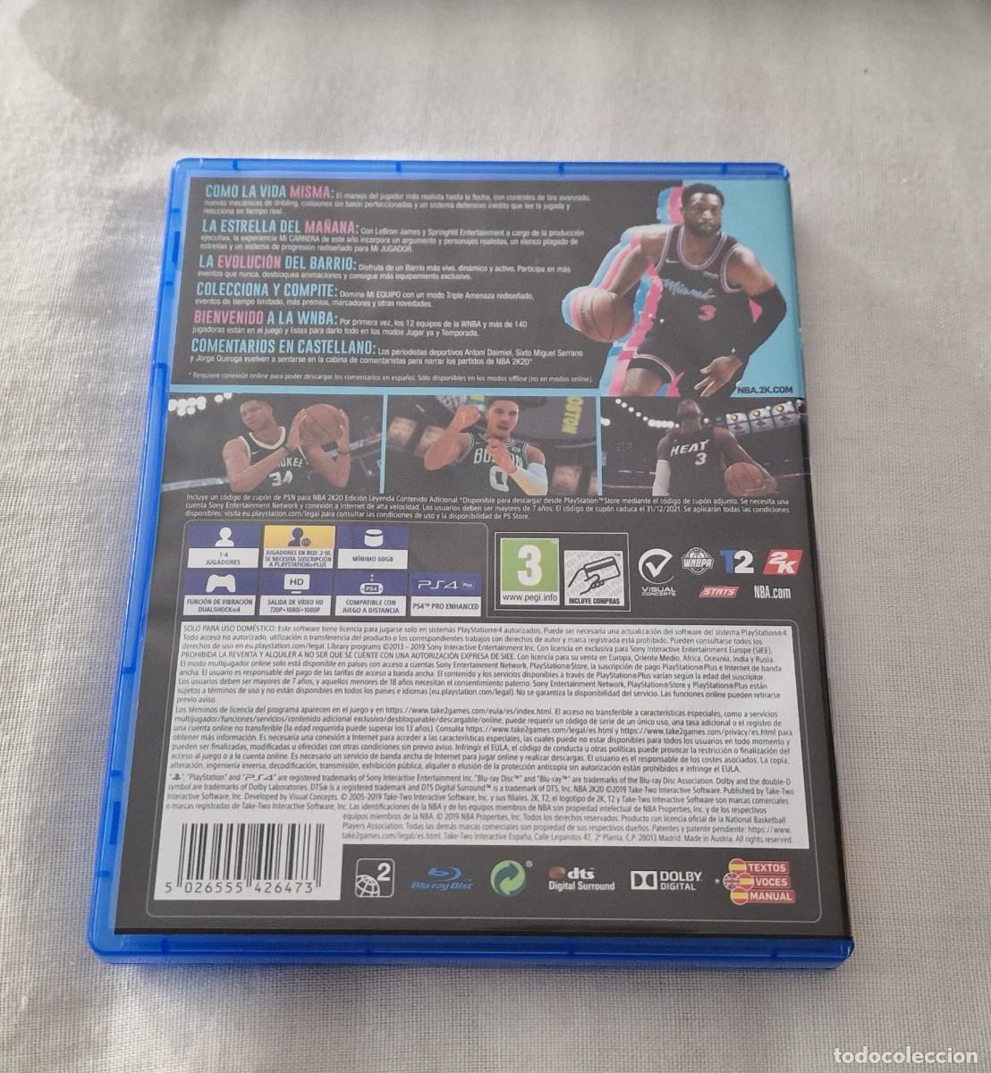 Videojuegos y consolas PS4 de segunda mano: NBA 2K20 Legend Edition Ps4 - Foto 4