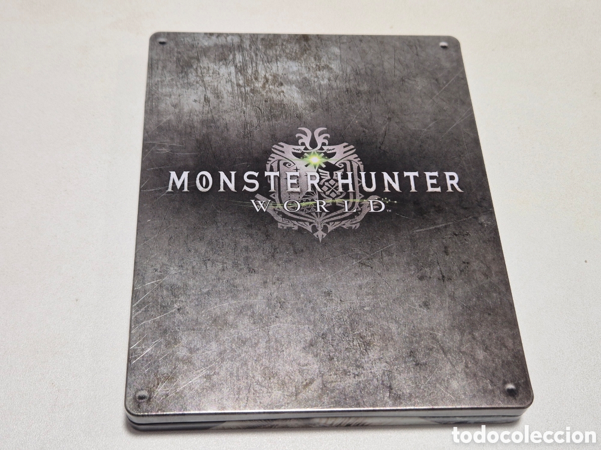 Videojuegos y consolas PS4 de segunda mano: MONSTER HUNTER WORLD STEELBOOK - Foto 2