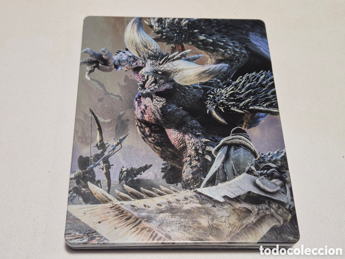 Videojuegos y consolas PS4 de segunda mano: MONSTER HUNTER WORLD STEELBOOK - Foto 1
