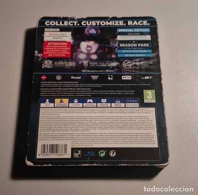 Videojuegos y consolas PS4 de segunda mano: RIDE 3 Special Edition PS4 - Foto 2