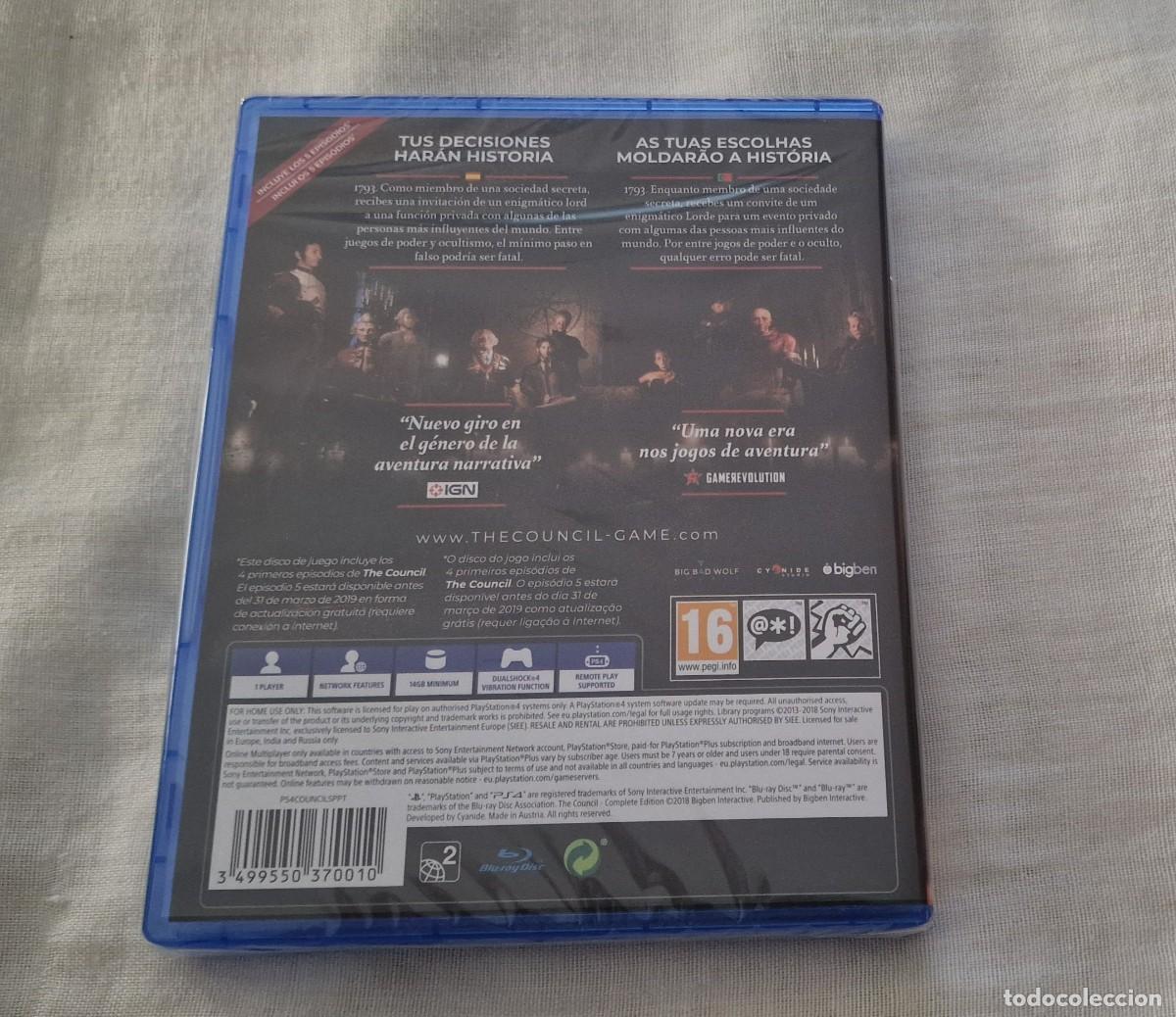 Videojuegos y consolas PS4 de segunda mano: The Council complete Edition Ps4 - Foto 2