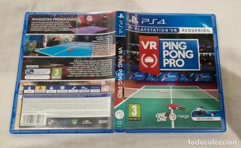 Videojuegos y consolas PS4 de segunda mano: Ping Pong Pro VR Ps4 - Foto 3