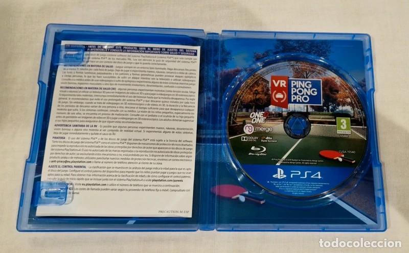 Videojuegos y consolas PS4 de segunda mano: Ping Pong Pro VR Ps4 - Foto 4