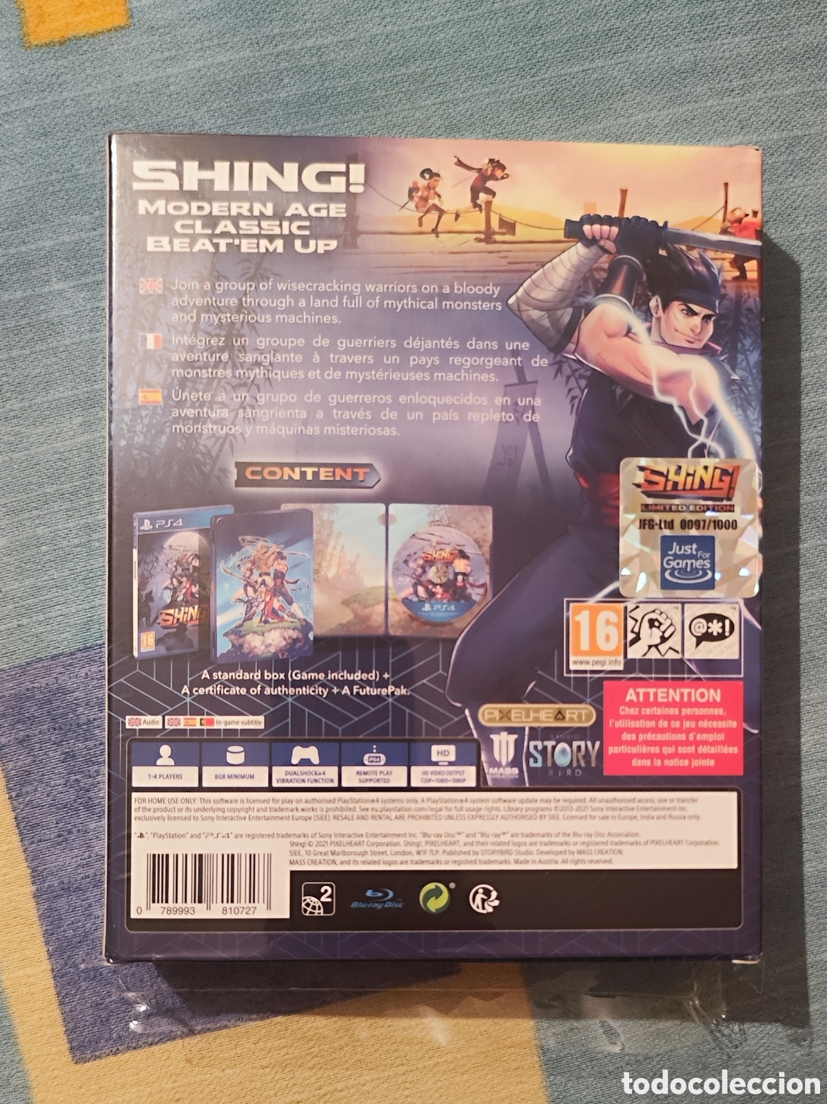 Videojuegos y consolas PS4 de segunda mano: ⚫ LIQUIDACI&Oacute;N ⚫ SHING! LIMITED EDITION PS4 PLAYSTATION - Foto 2