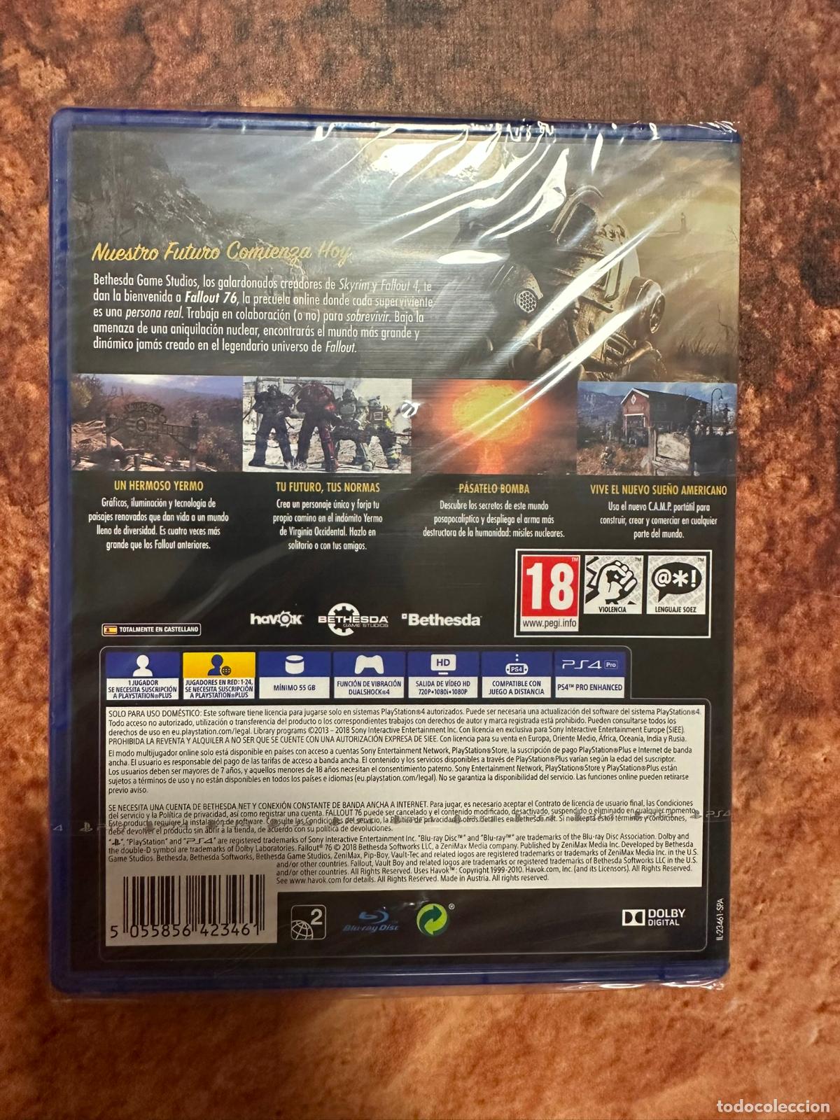 Videojuegos y consolas PS4 de segunda mano: Fallout 76 - PS4 PAL ESPA&Ntilde;OL , PRECINTADO - Foto 2