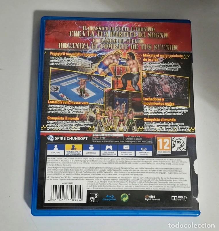 Videojuegos y consolas PS4 de segunda mano: Fire Pro Wrestling World Ps4 - Foto 2