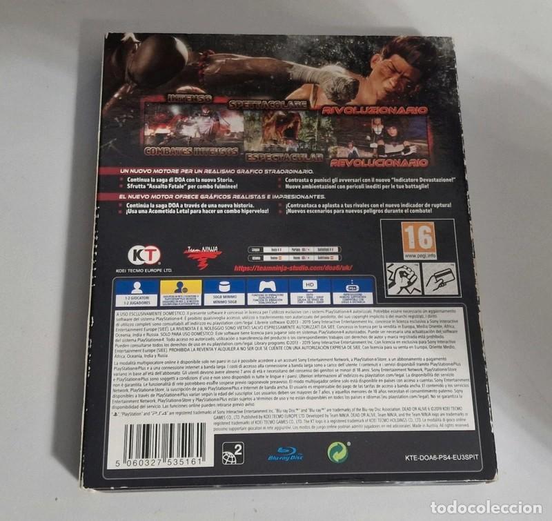 Videojuegos y consolas PS4 de segunda mano: Dead or Alive 6 (Steelbook) Ps4 - Foto 2