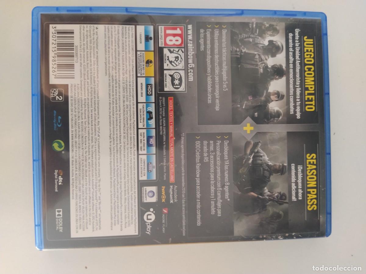 Videojuegos y consolas PS4 de segunda mano: RAINBOW SIX SIEGE PS4 PLAYSTATION 4 - Foto 2
