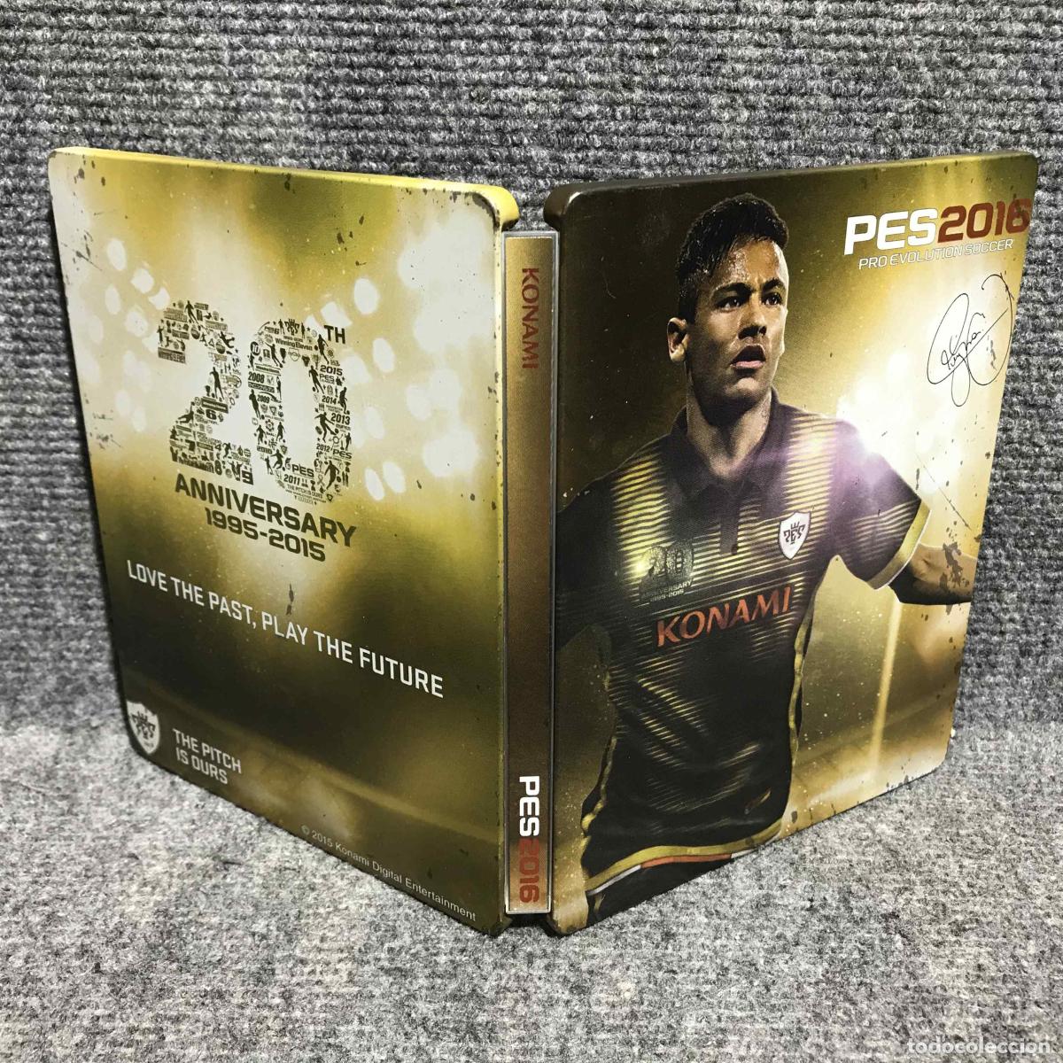 Videojuegos y consolas PS4 de segunda mano: PRO EVOLUTION SOCCER 2016 STEELBOOK - Foto 1