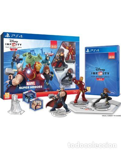 Videojuegos y consolas PS4 de segunda mano: Disney Infinity 2.0 Marvel Superheroes Starter Pack PS4 - Foto 1