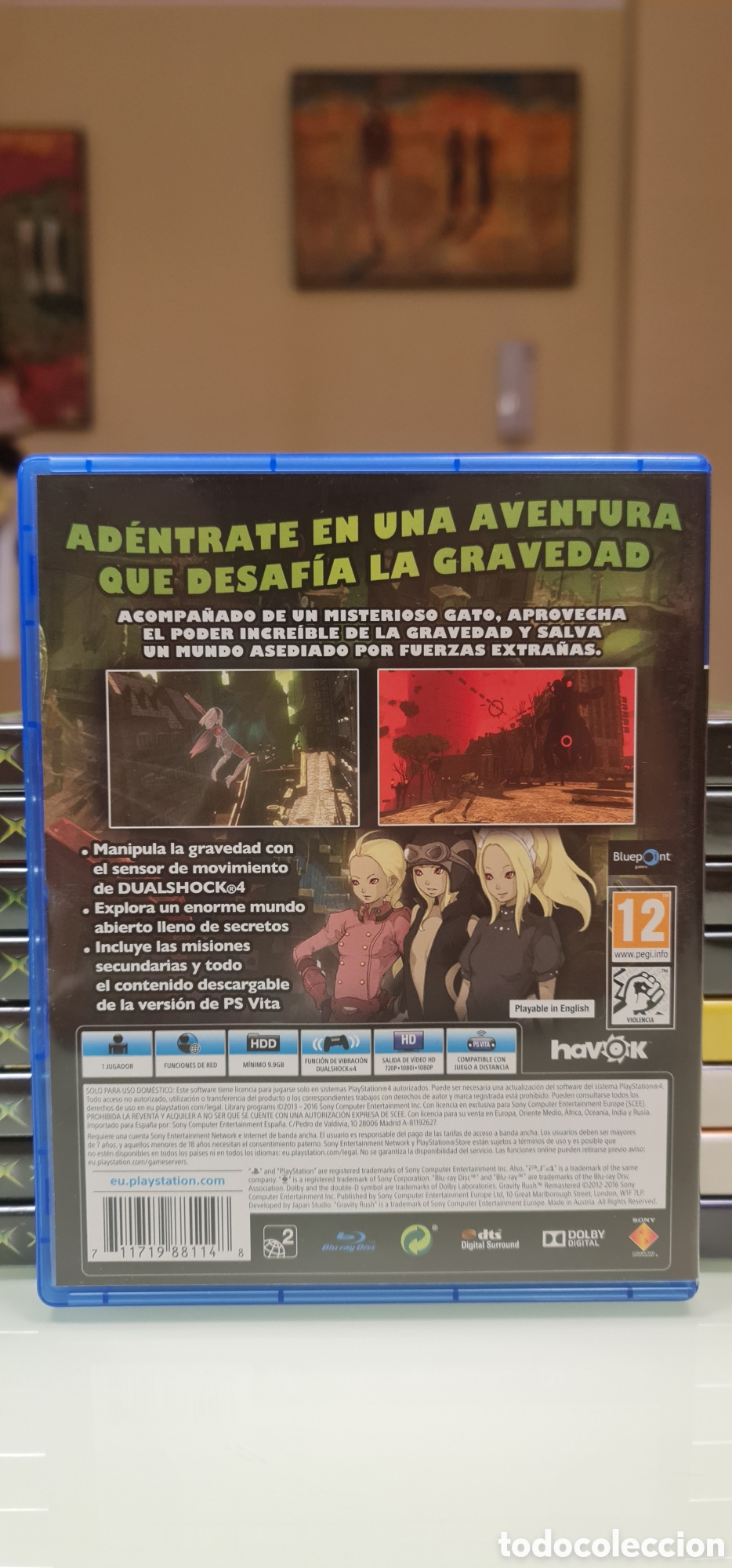 Videojuegos y consolas PS4 de segunda mano: GRAVITY RUSH REMASTERED PS4 PAL ESPA&Ntilde;A - Foto 3
