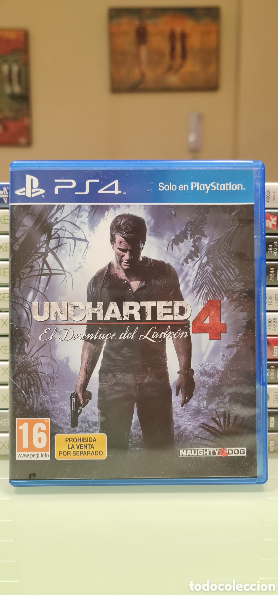 Uncharted 4 : A Thief's End Sur PS4 (PAL, Version Espagnole, Boîtier Dispo)