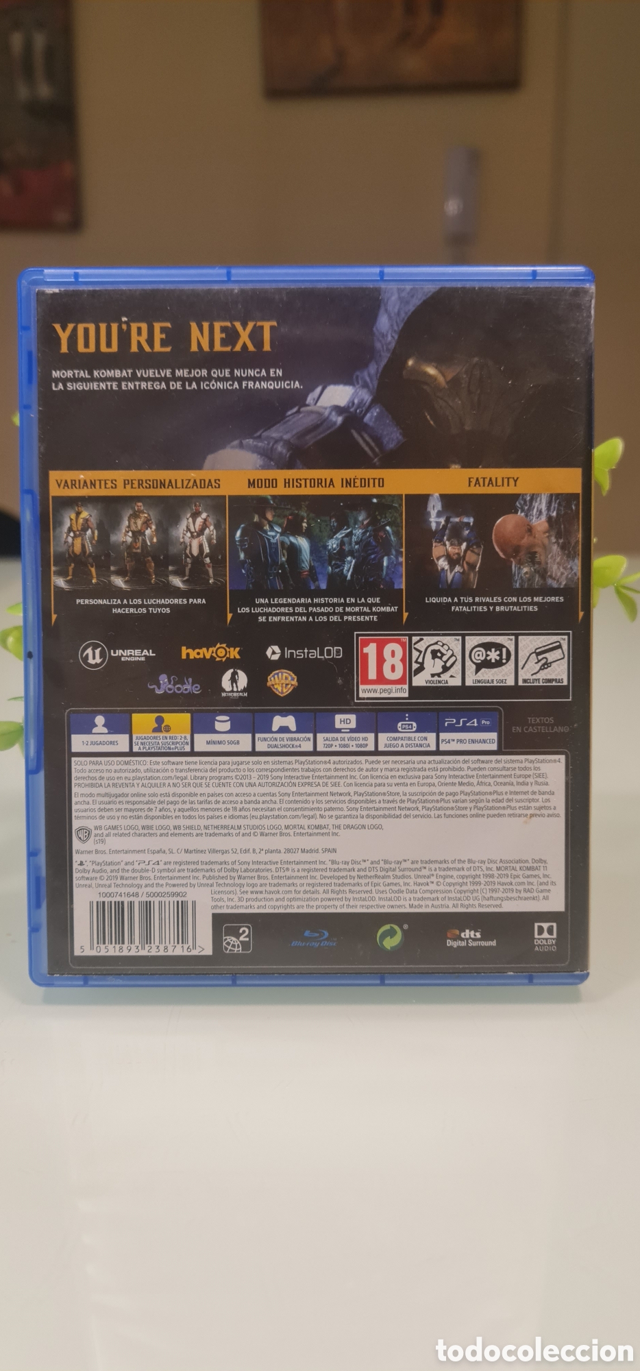 Videojuegos y consolas PS4 de segunda mano: MORTAL KOMBAT 11 PS4 - Foto 3