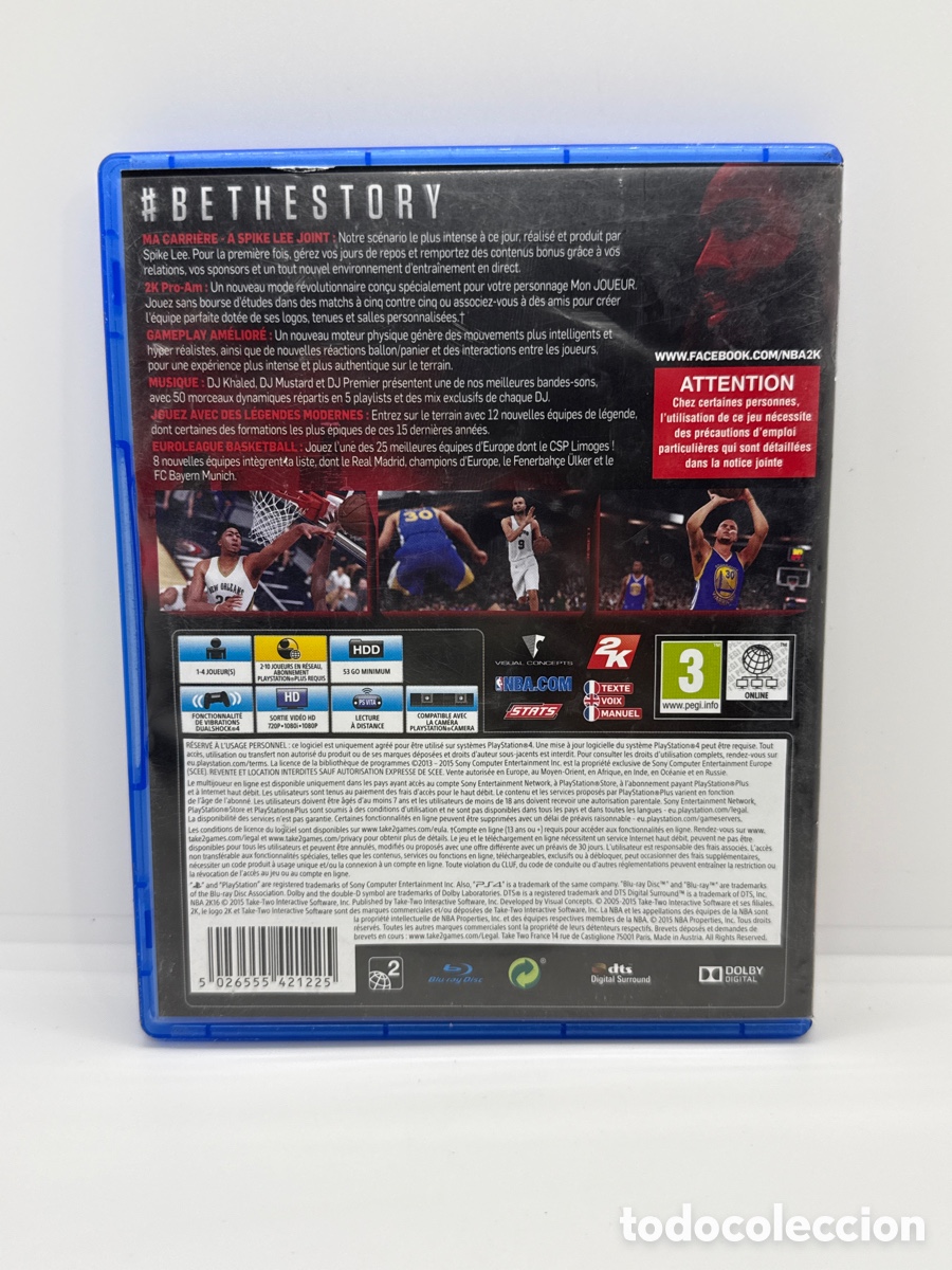 Videojuegos y consolas PS4 de segunda mano: Juego play 4 NBA 2k 16 - Foto 2
