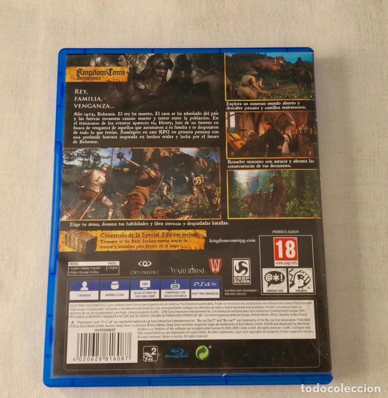 Videojuegos y consolas PS4 de segunda mano: Kingdom Come Deliverence Ps4 - Foto 2