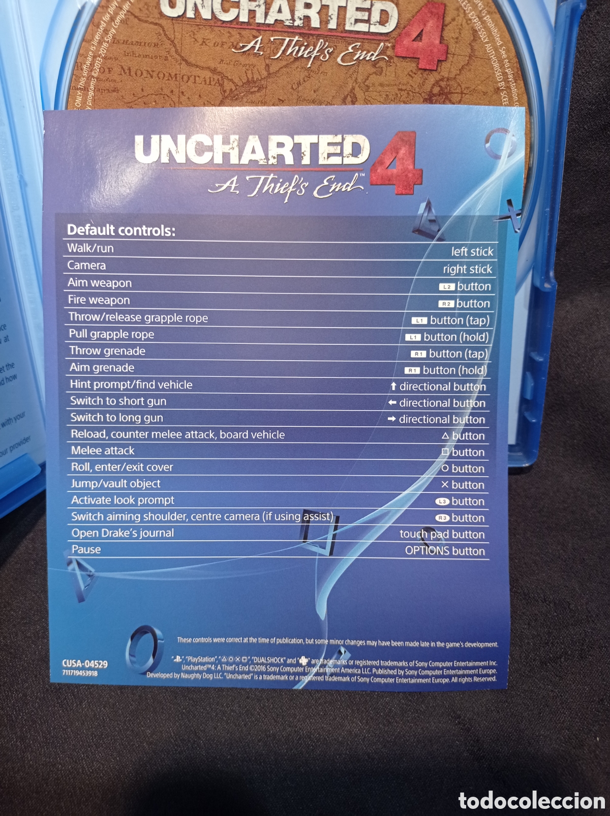 Videojuegos y consolas PS4 de segunda mano: PS4 UNCHARTED 4. A THIEFS END. INGL&Eacute;S - Foto 3