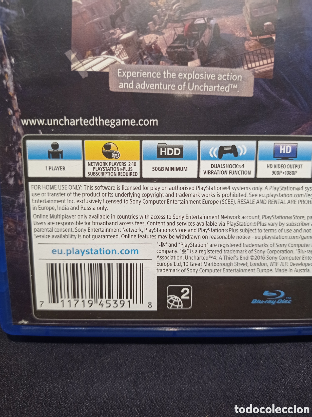 Videojuegos y consolas PS4 de segunda mano: PS4 UNCHARTED 4. A THIEFS END. INGL&Eacute;S - Foto 5
