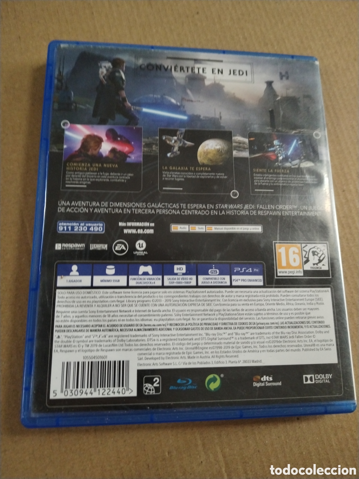 Videojuegos y consolas PS4 de segunda mano: Star Wars. Jedi Fallen Order. Ps4. W - Foto 2