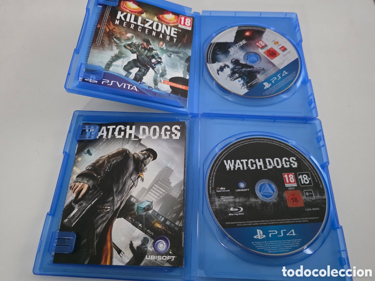 Videojuegos y consolas PS4 de segunda mano: lote ps4 killzone shadow fall + watch dogs - Foto 5
