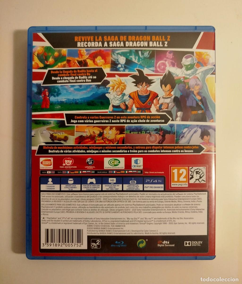 Videojuegos y consolas PS4 de segunda mano: Dragon Ball Z Kakarot PS4 - Foto 2