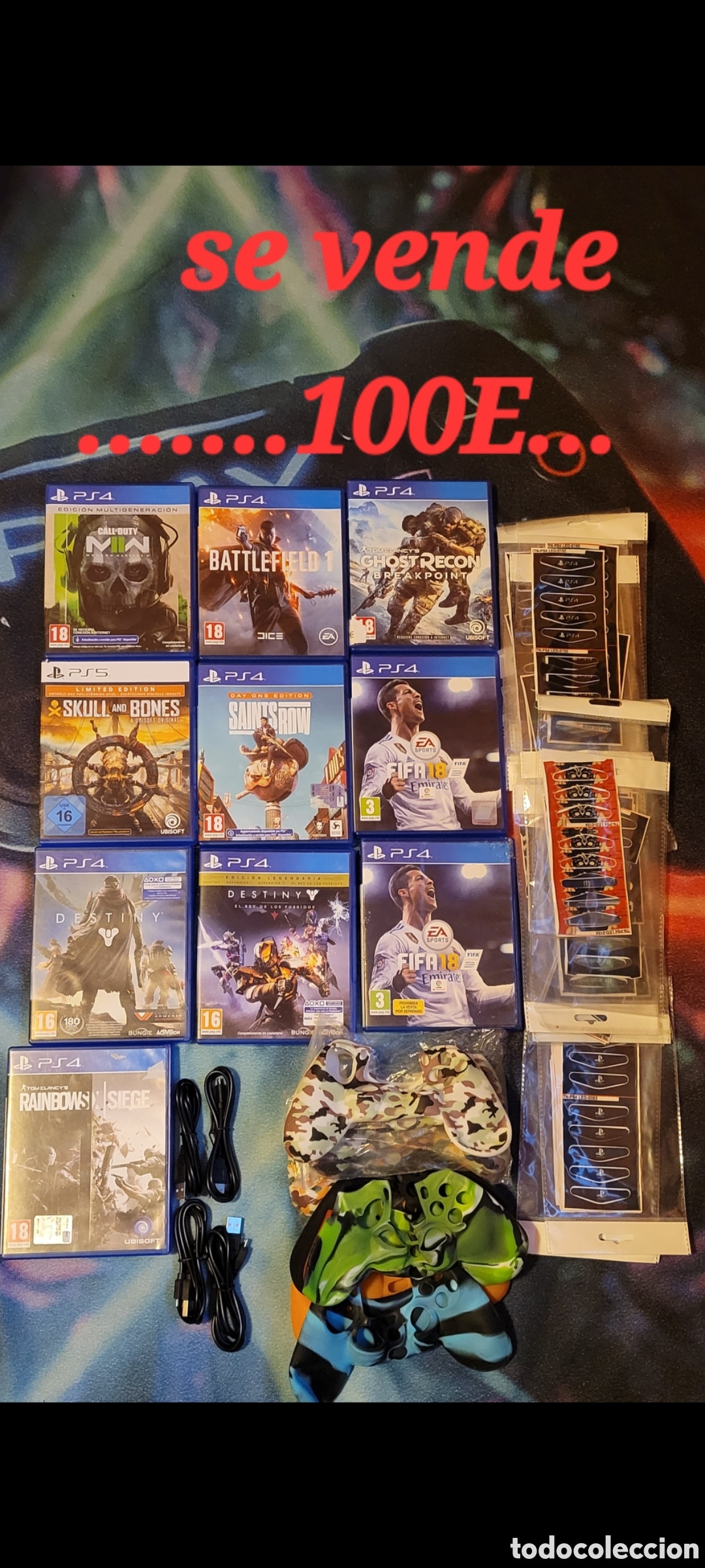 Videojuegos y consolas PS4 de segunda mano: Juegos ps4, fundas para mandos ps4 - Foto 1