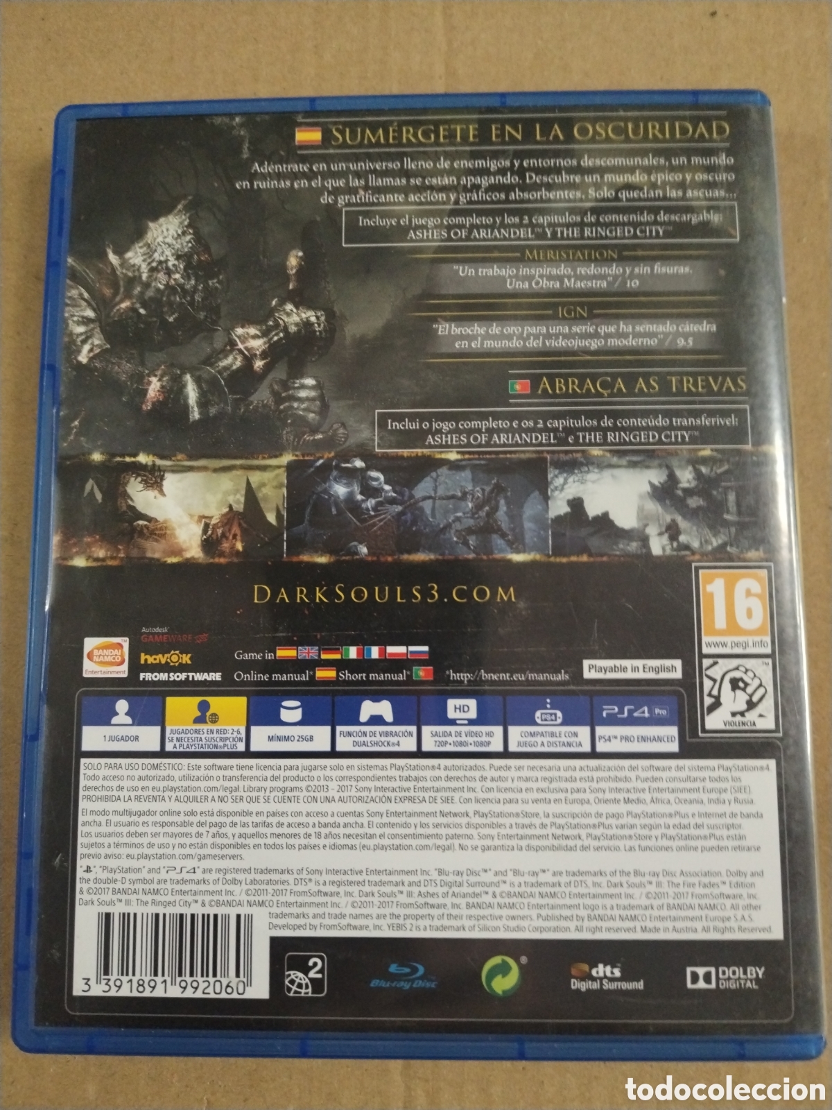 Videojuegos y consolas PS4 de segunda mano: Dark Souls III. Playstation 4. W - Foto 2