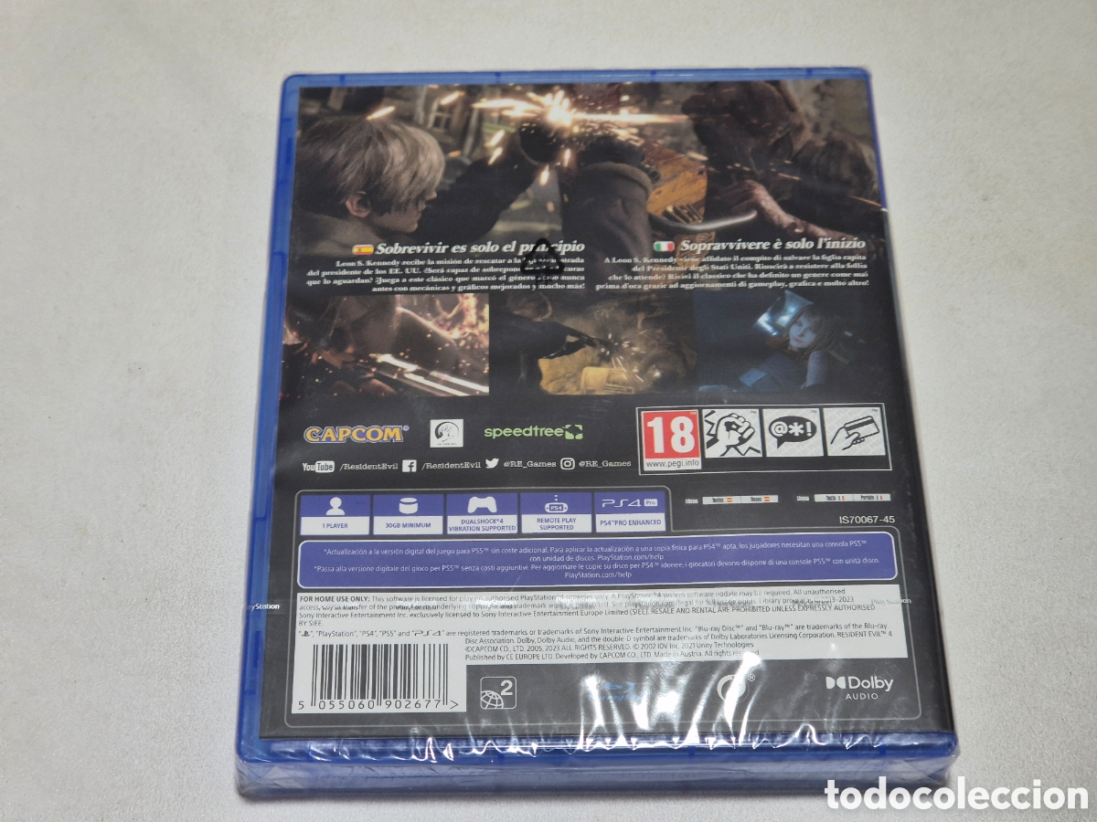 Videojuegos y consolas PS4 de segunda mano: Resident Evil 4 Remake - Foto 2