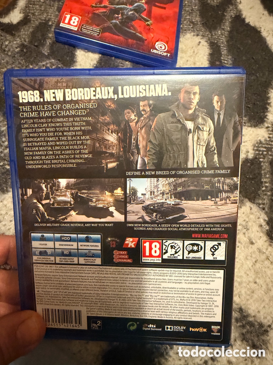 Videojuegos y consolas PS4 de segunda mano: Mafia3 para play 4 original y fin de saga - Foto 3