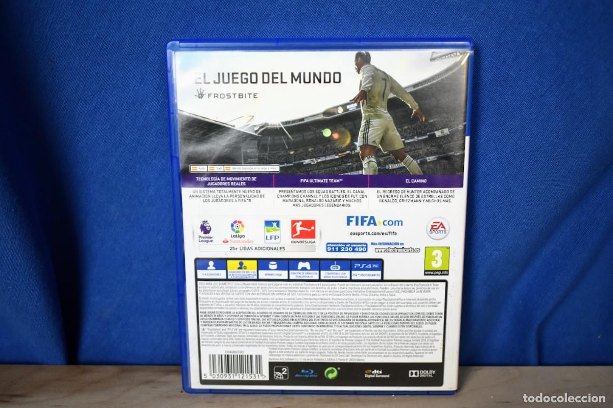 Videojuegos y consolas PS4 de segunda mano: Juego para PS4 FIFA 2018 - Foto 2