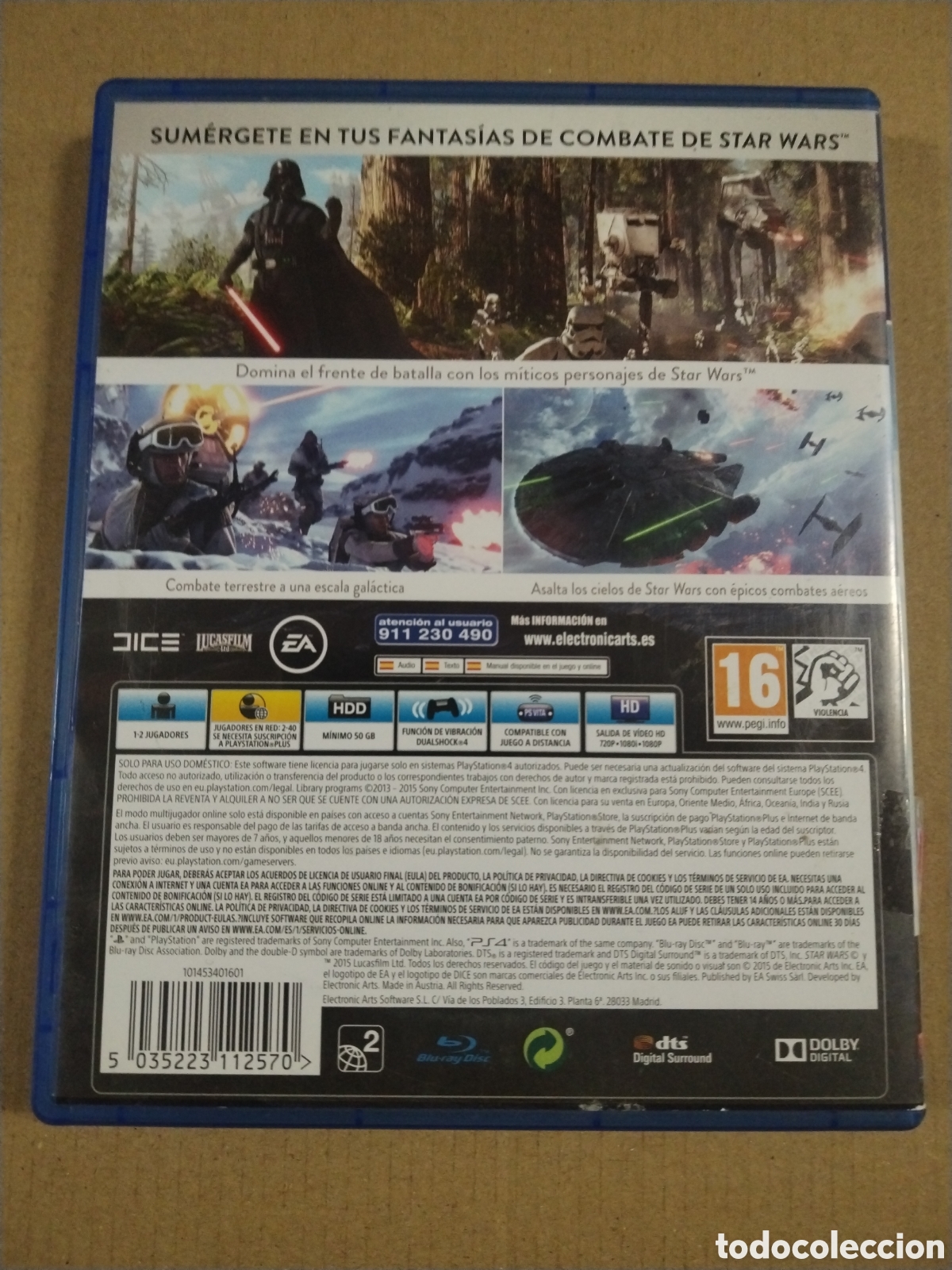 Videojuegos y consolas PS4 de segunda mano: Star Wars. Battlefront. PS4. V - Foto 2