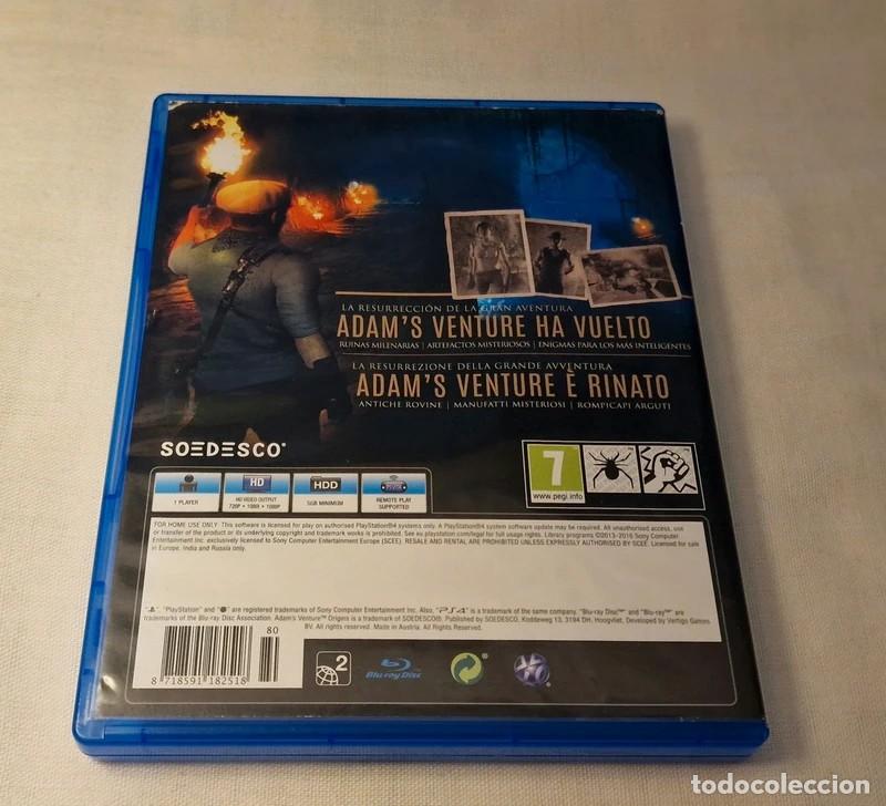 Videojuegos y consolas PS4 de segunda mano: Adams Venture Origins PS4 - Foto 2