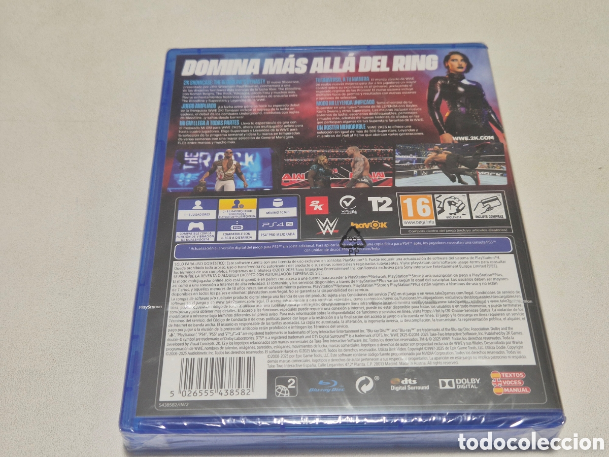 Videojuegos y consolas PS4 de segunda mano: WWE 2k25 . WWE2k25 . Playstation 4 - Foto 2