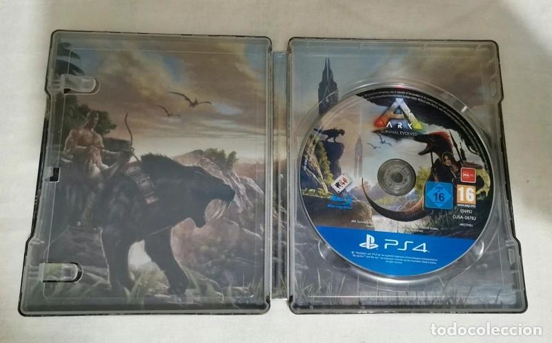 Videojuegos y consolas PS4 de segunda mano: Ark Survival Evolved Steelbook PS4 - Foto 4