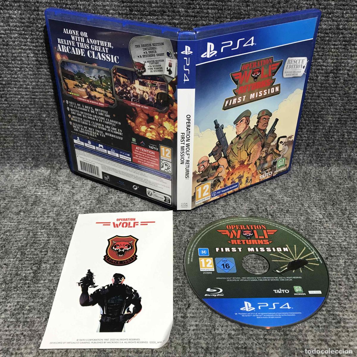 Videojuegos y consolas PS4 de segunda mano: OPERATION WOLF RETURNS FIRST MISSION SONY PLAYSTATION 4 PS4 - Foto 1
