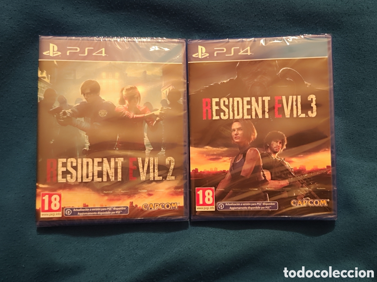 Videojuegos y Consolas PS4 de segunda mano: ⚫LIQUIDACI&Oacute;N⚫ PS4 RESIDENT EVIL 2 Y 3 REMAKE CAPCOM PLAYSTATION