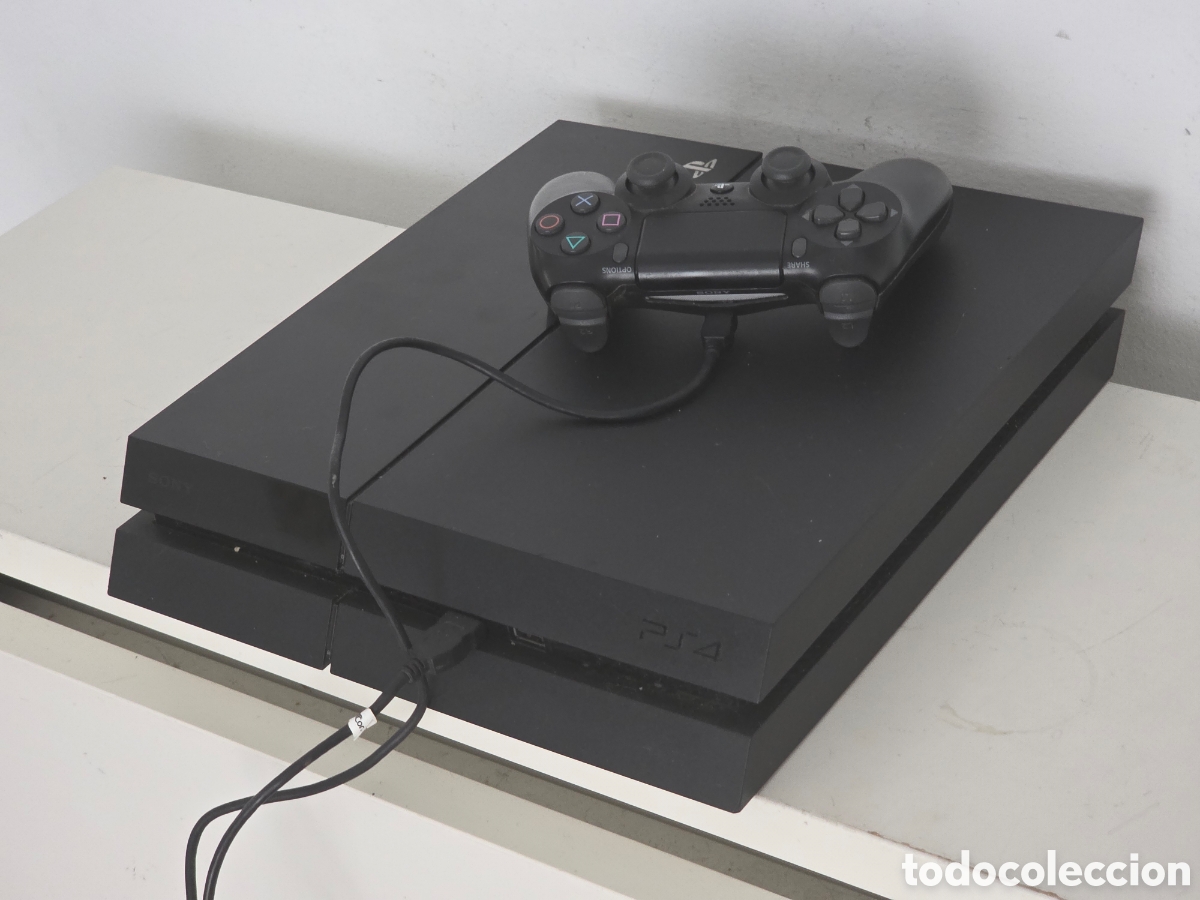 Videojuegos y Consolas PS4 de segunda mano: ps4 fat 500gb + mando original funciona perfecto