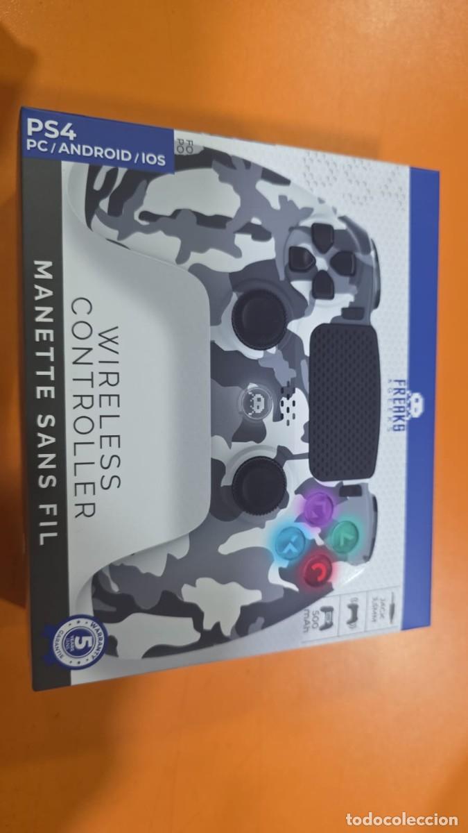 Videojuegos y Consolas PS4 de segunda mano: Freaks and Geeks - Mando Sin hilo para PS4 LED-Whi