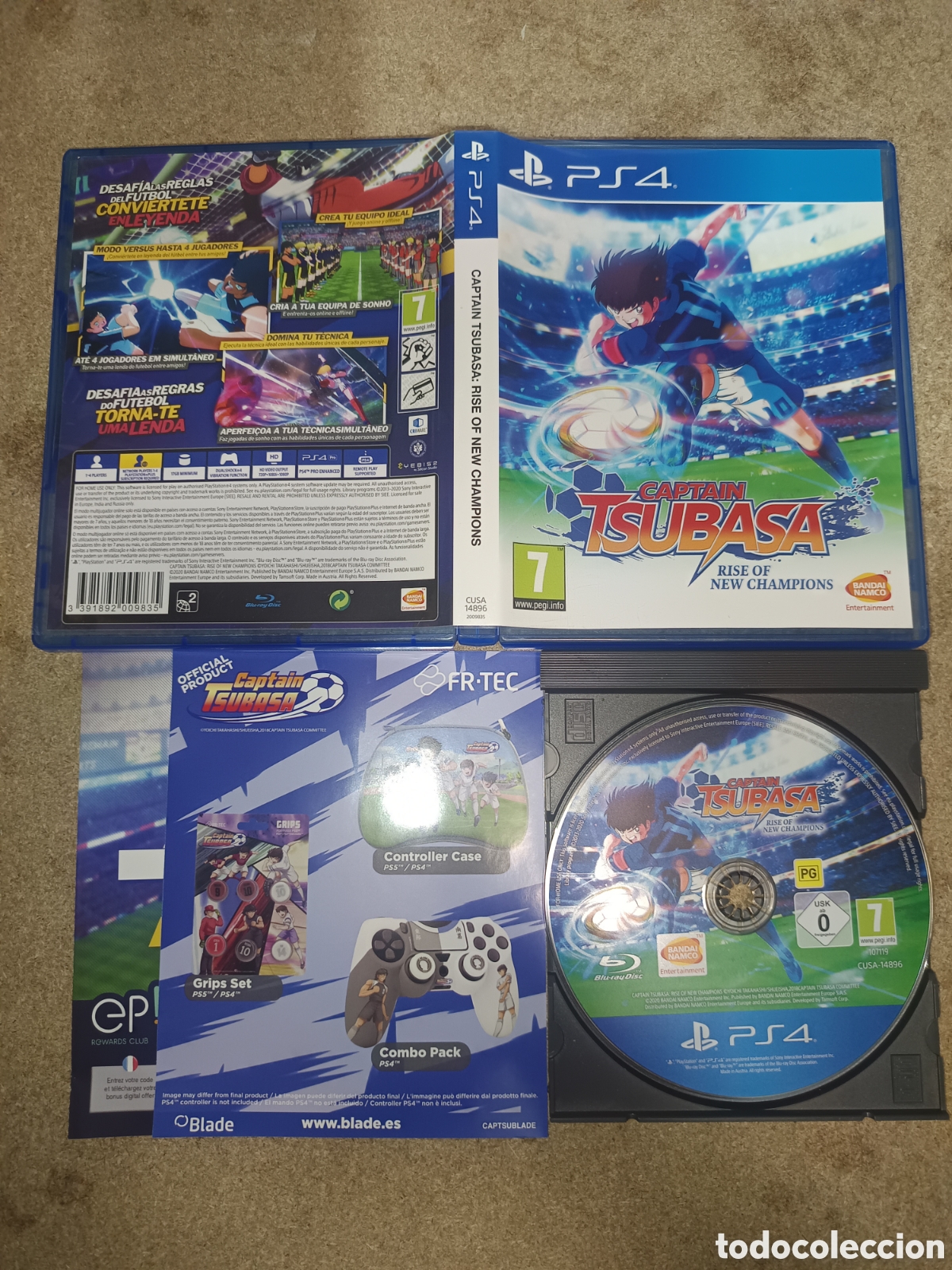 Videojuegos y Consolas PS4 de segunda mano: PS4 CAPTAIN TSUBASA RISE OF THE NEW CHAMPION PAL ESP COMPLETO