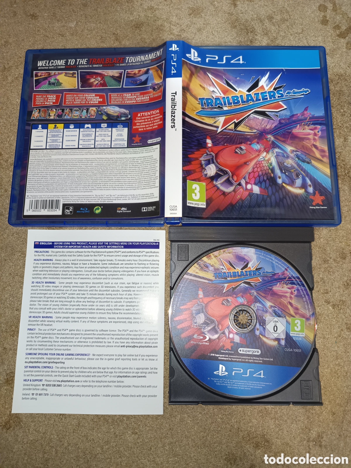 Videojuegos y Consolas PS4 de segunda mano: PS4 TRAILBLAZERS PAL ESP COMPLETO