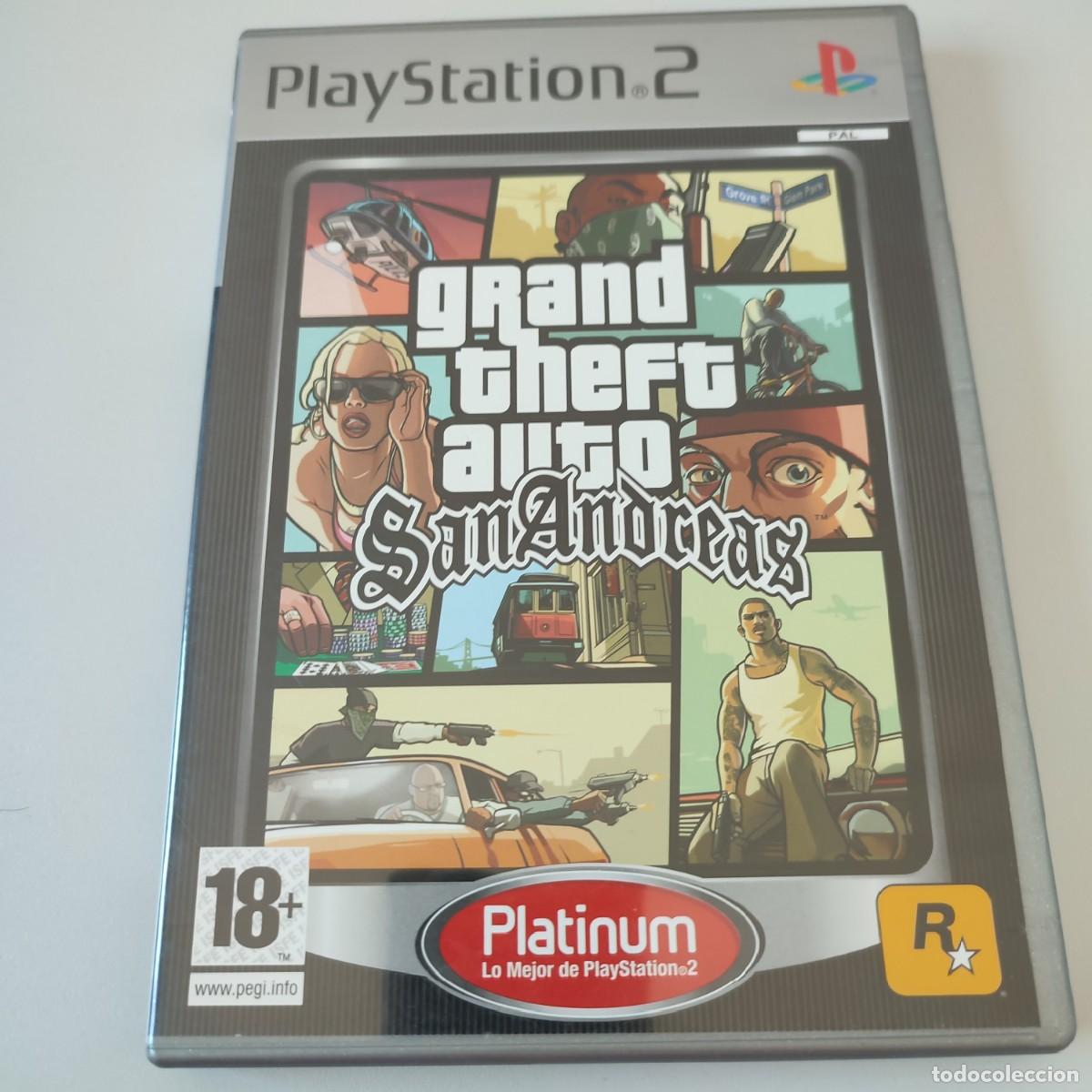 Videojuegos y Consolas PS4 de segunda mano: JUEGO PS2 PLAY 2 PLAYSTATION PAL GTA SAN ADREAS GRAND THEFT AUTO SAN ANDREAS PLATINUM