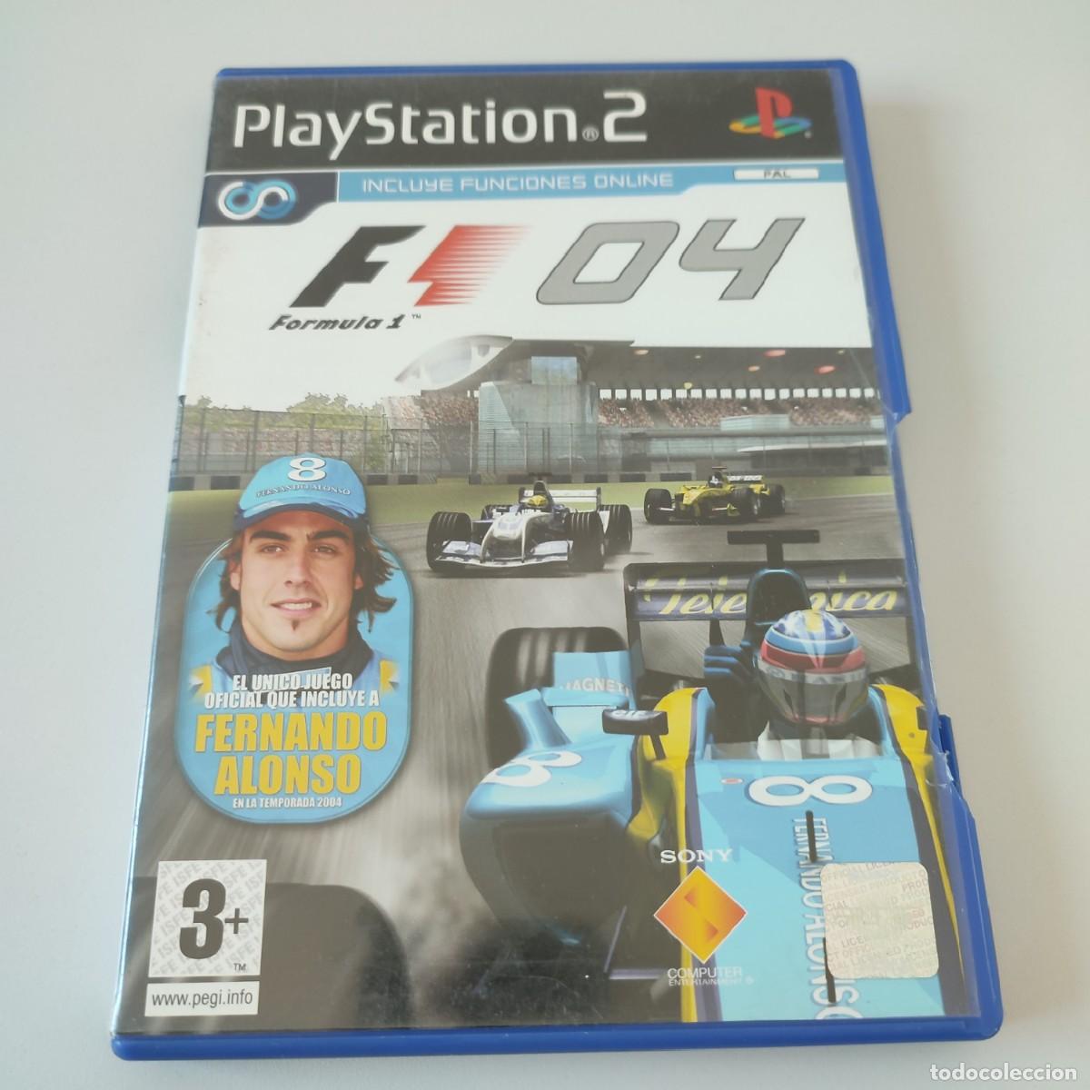 Videojuegos y Consolas PS4 de segunda mano: JUEGO PS2 PLAY 2 PLAYSTATION PAL F1 04 FORMULA 1 2004 CARATULA ROTA POR UN LADO