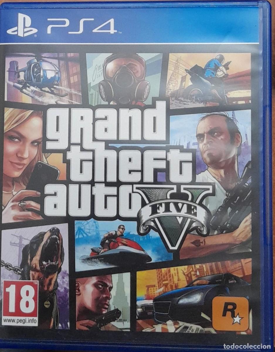 Videojuegos y consolas PS4 de segunda mano: JUEGO DE LA PS4 GRAND THEFT AUTO FIVE - Foto 1