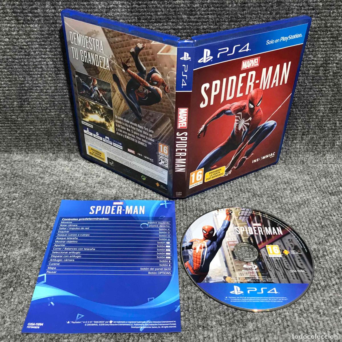 Videojuegos y Consolas PS4 de segunda mano: SPIDERMAN SONY PLAYSTATION 4 PS4