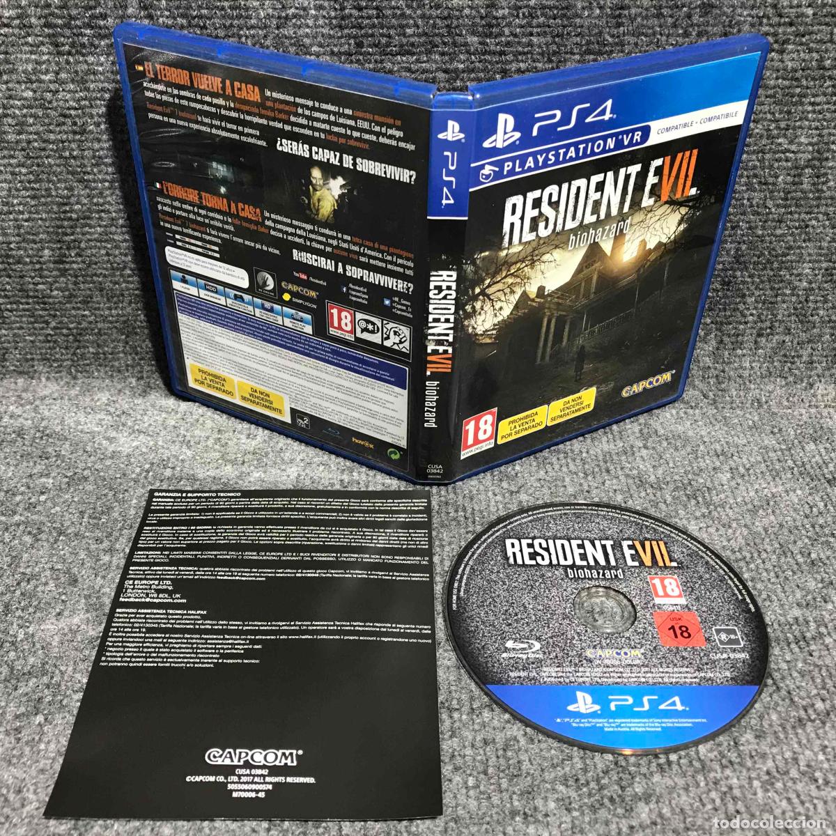 Videojuegos y Consolas PS4 de segunda mano: RESIDENT EVIL VII BIOHAZARD SONY PLAYSTATION 4 PS4