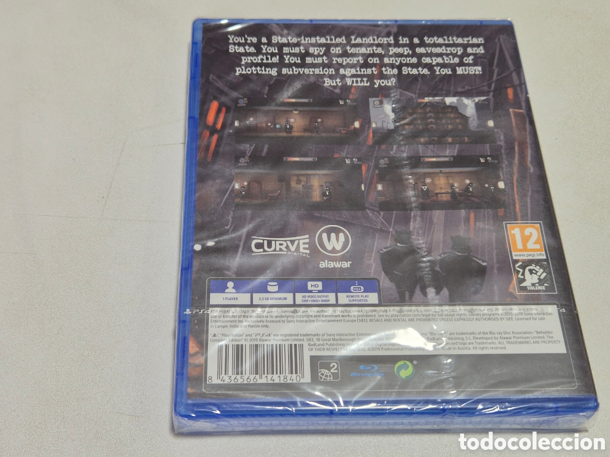 Videojuegos y consolas PS4 de segunda mano: Beholder Complete Edition + Libro De Arte + Banda Sonora - Foto 3